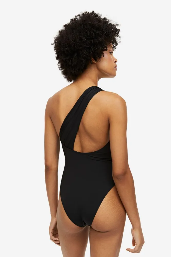 High Leg One-shoulder Swimsuit