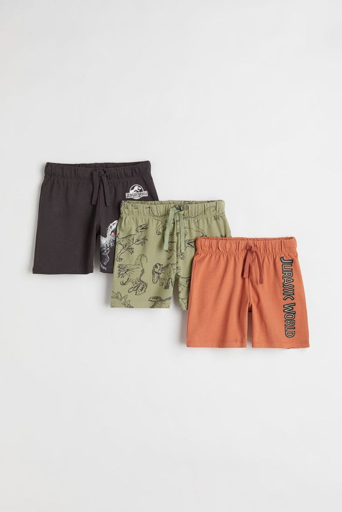 3-pack Printed Jersey Shorts