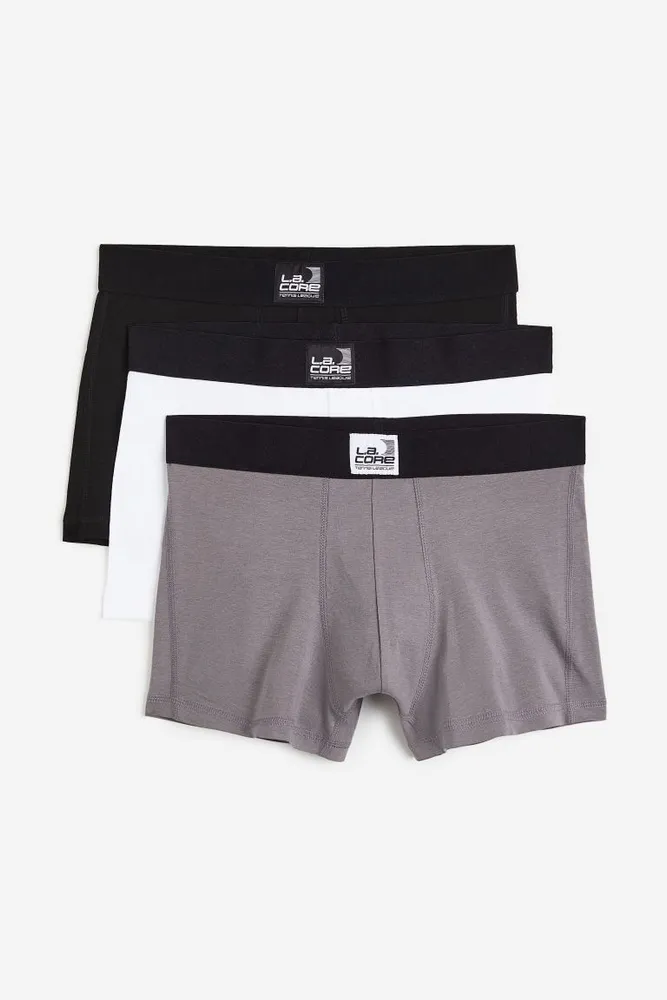 Mens H&M Boxer Shorts Trunks 3 5 Pack Cotton Stretch Underpants