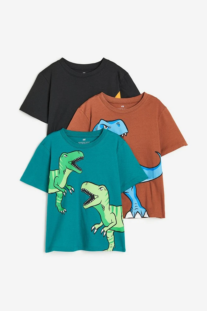 3-pack Printed T-shirts