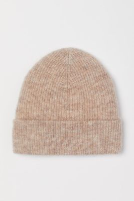 Rib-knit Wool-blend Hat