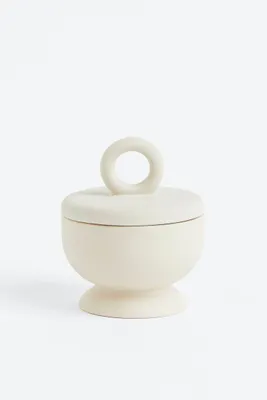 Stoneware Salt Pot