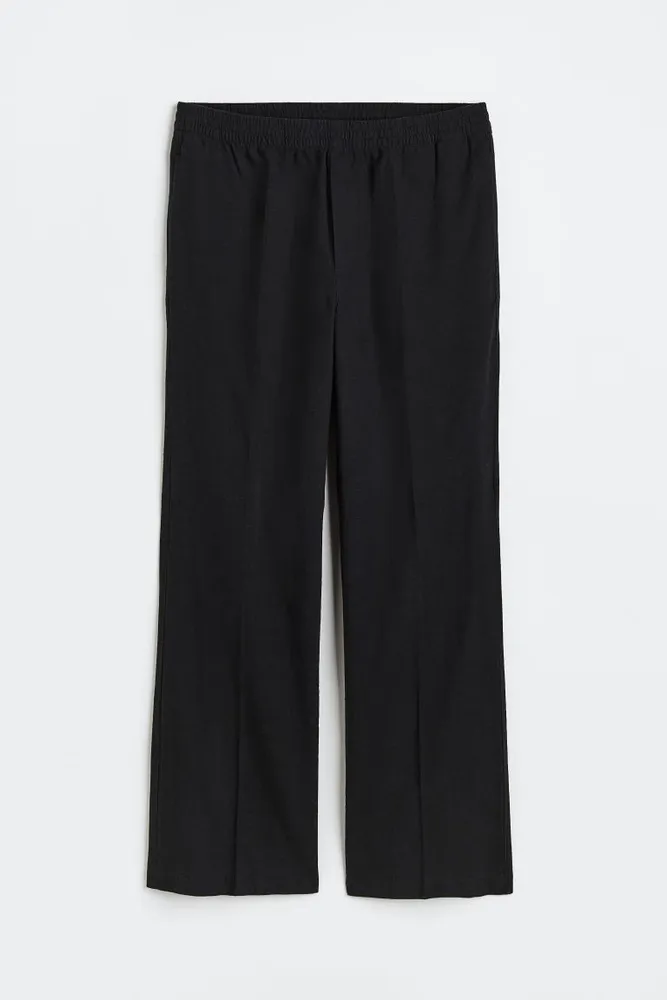 H&M Regular Fit Linen-blend Pants