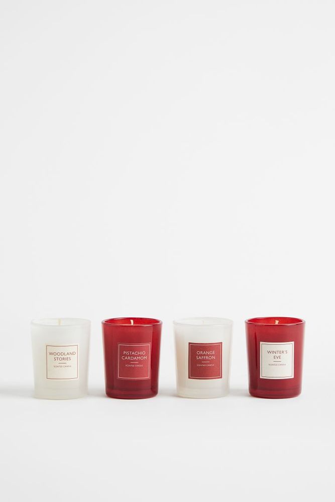 Gift-boxed 4-pack Scented Candles