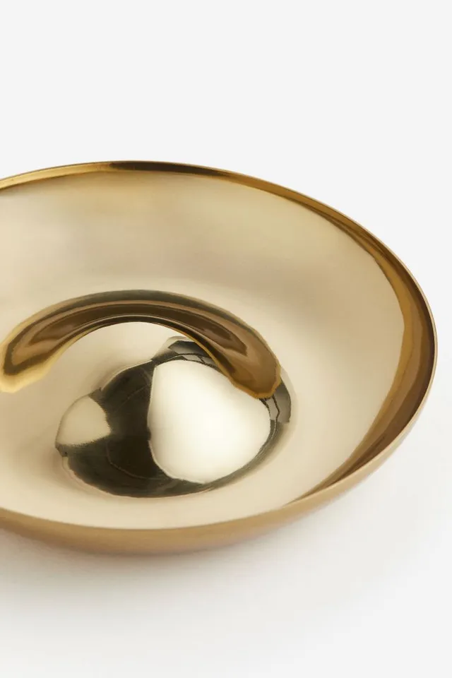 Antiqued Metal Decorative Bowl