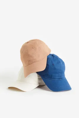 3-pack Cotton Caps