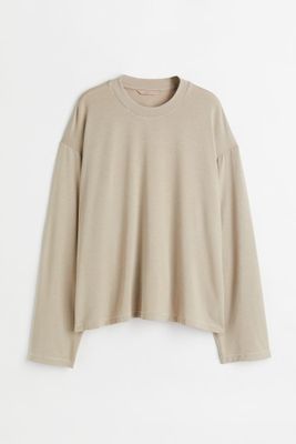 Long-sleeved Jersey Top