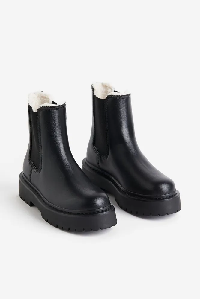 Warm-lined Chelsea Boots