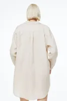 Chemise de pyjama en lin lavé
