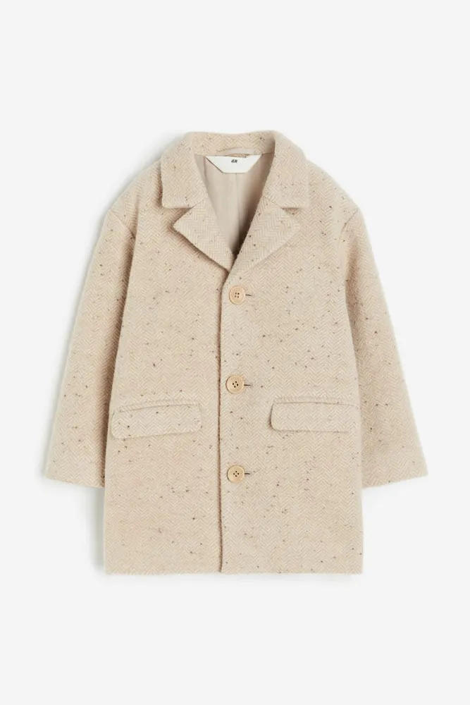 Wool-blend Felted Coat