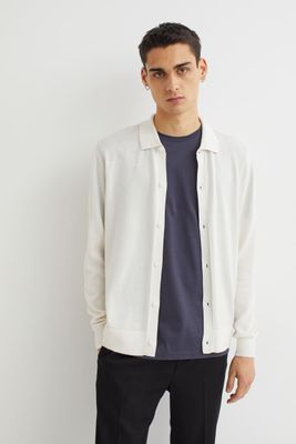Gilet Regular Fit en coton pima