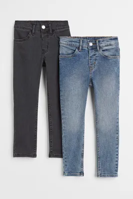 Lot de 2 jeans aminci super extensibles