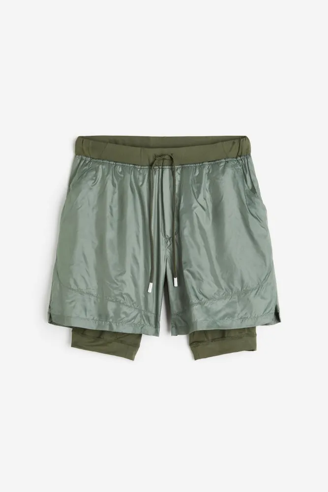 H&M Windproof Double-layer Running Shorts