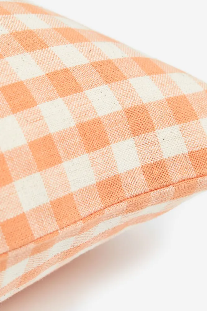 Checked Cushion Cover
