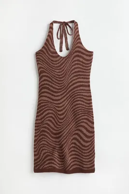 Robe dos nu en maille
