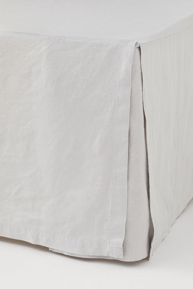Linen-blend Bedskirt