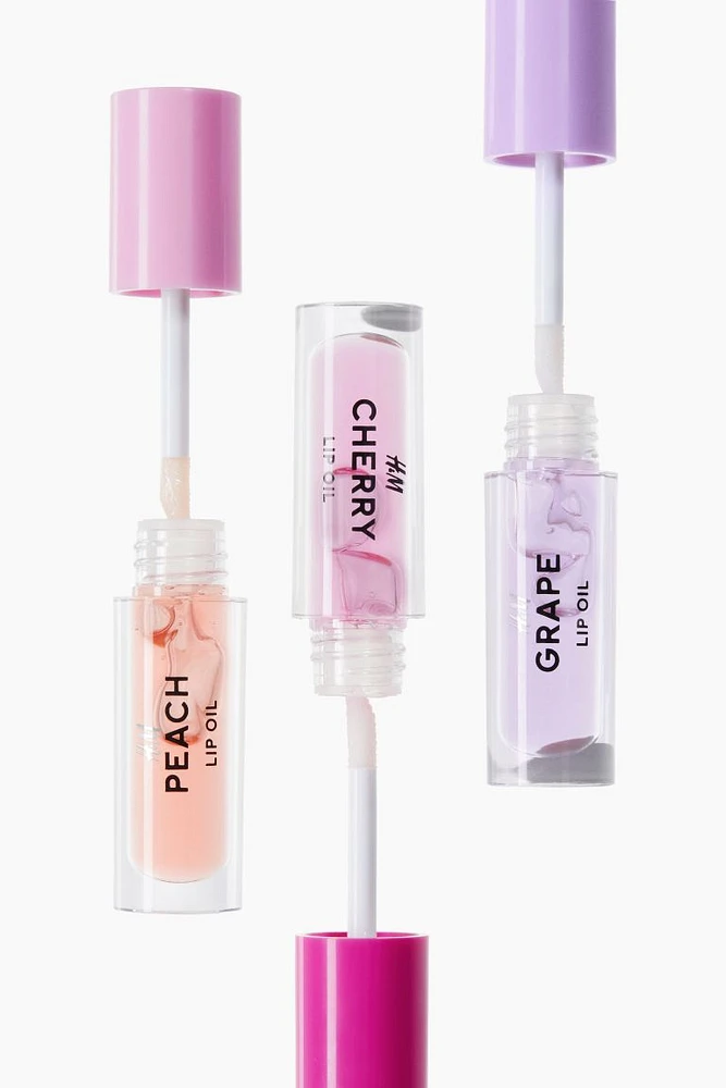 3-pack Flavored Lip Oils