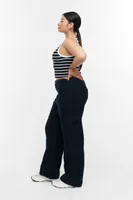 Curvy Fit Cotton Cargo Pants