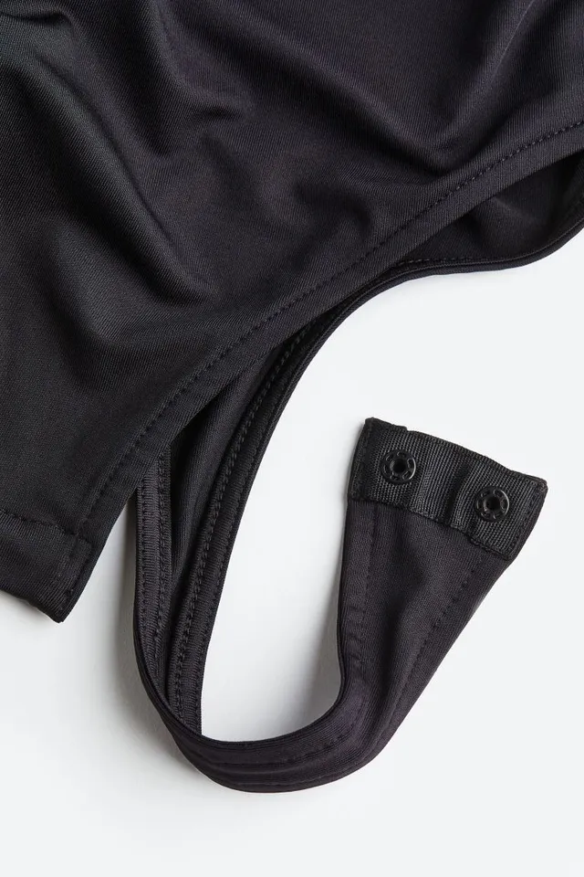 H&M Gathered Thong Bodysuit