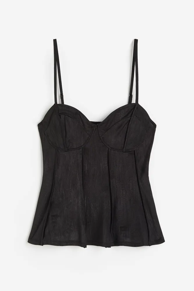 Corset-style Bustier Top