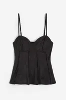 Corset-style Bustier Top