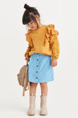 Cotton Corduroy Skirt