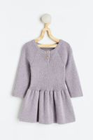 Fine-knit Cotton Dress