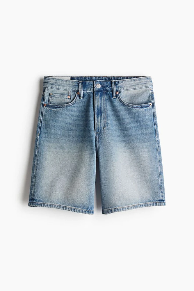 Relaxed Denim Shorts