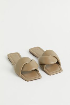 Leather Slides