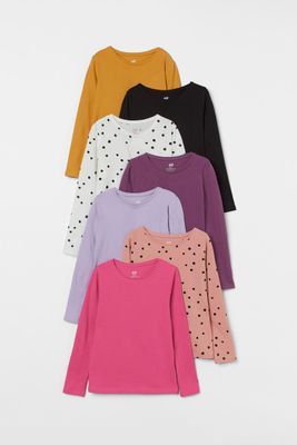 7-pack Long-sleeve Jersey Tops
