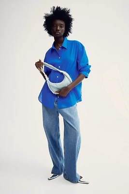 Crinkled Cotton Shirt