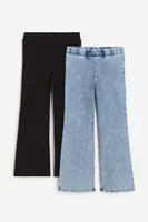 2-pack Flared Jeggings