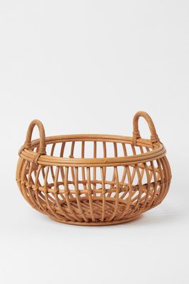 Panier de rangement en rotin