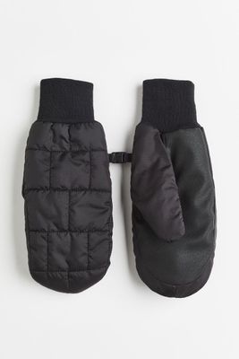 Water-repellent Padded Mittens