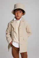 Wool-blend Felted Coat