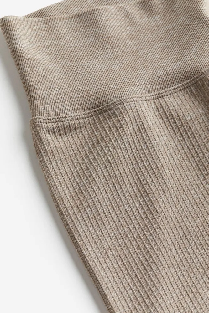 H&M DryMove™ Seamless Jacquard-knit Sports Leggings