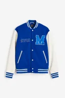 Regular Fit Baseball Jacket