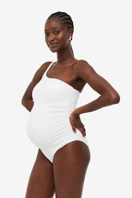 MAMA One-shoulder Swimsuit