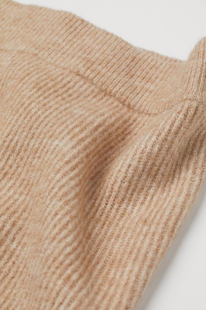 Rib-knit Shorts