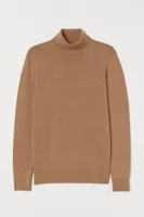 Slim Fit Fine-knit Turtleneck Sweater