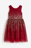 Sequined Tulle Dress