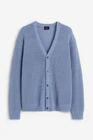 Loose Fit Hole-knit Cardigan