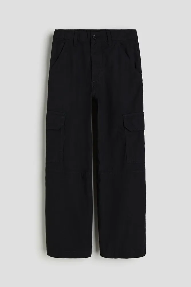 Wide-leg Cargo Pants