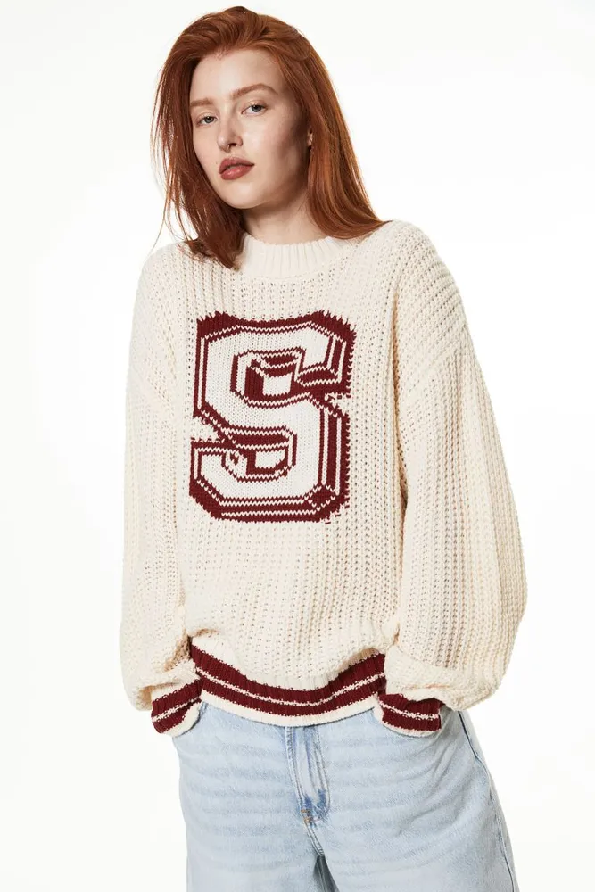 H&M Oversized Jacquard-knit Sweater