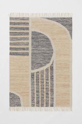 Tapis en laine mélangée