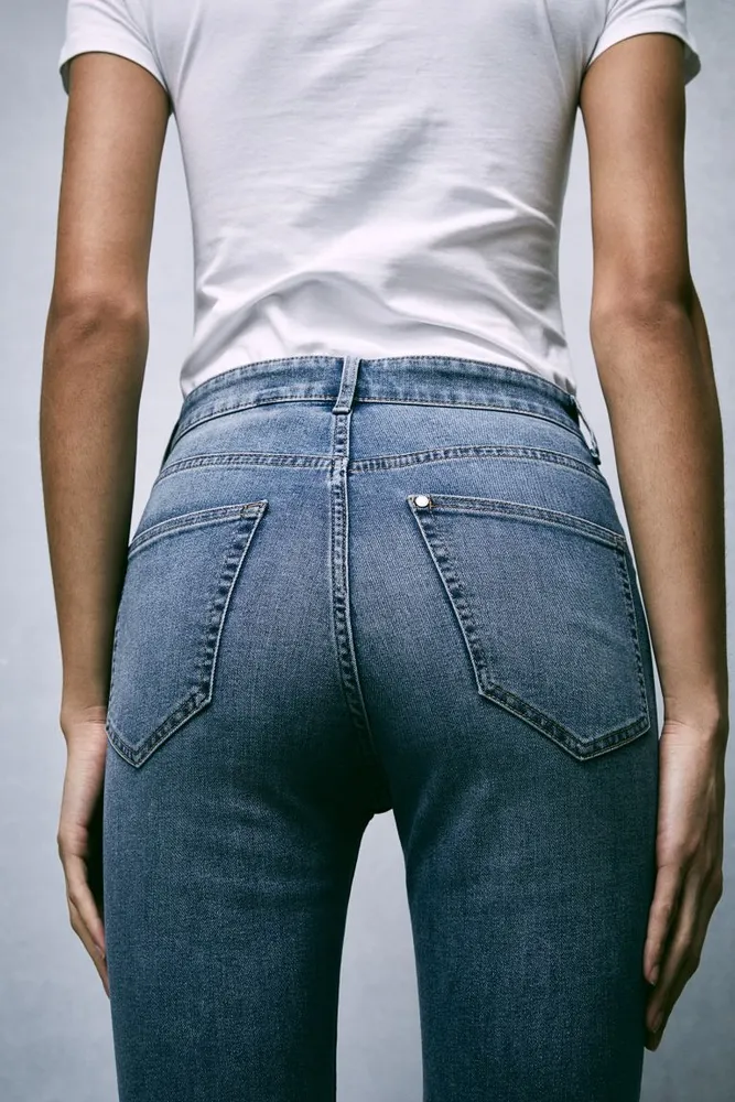 Collant-jean Taille Très Haute Longueur Chevilles