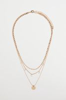 Triple-strand Pendant Necklace
