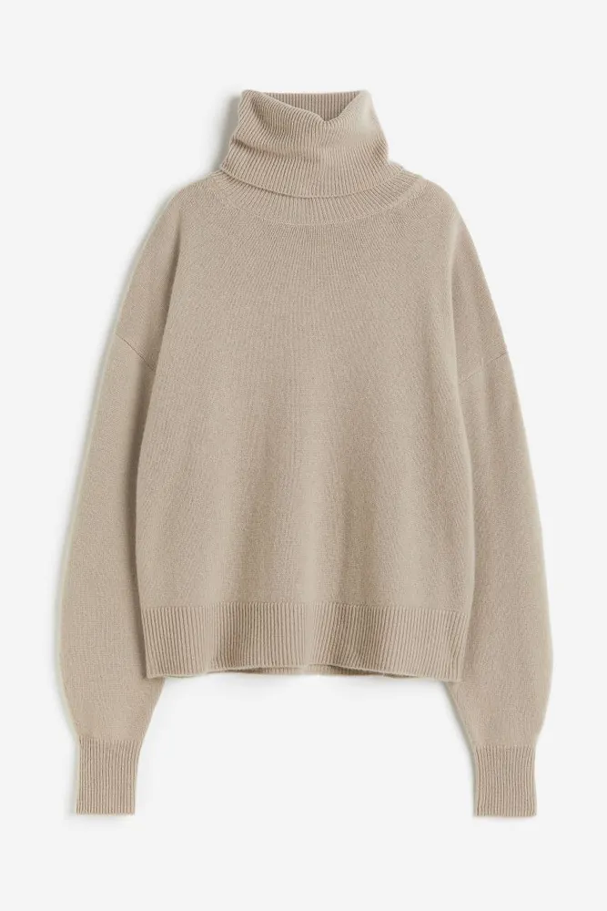 Cashmere-blend Turtleneck Sweater