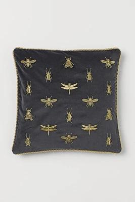 Embroidered Cushion Cover