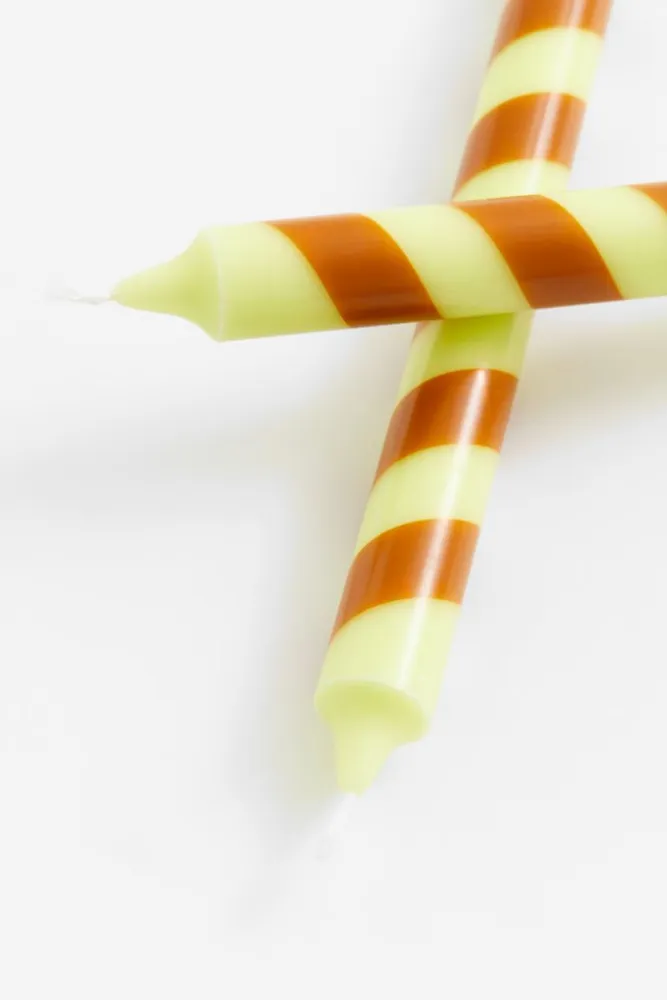 2-pack Candy Cane Candles